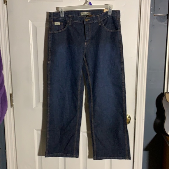 NWT Berne carpenter jeans size 16 short - Picture 1 of 4
